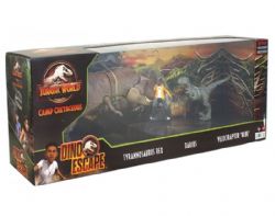 JURASSIC WORLD - DINO ESCAPE TYRANNOSAURUS REX DARIUS ET VELOCIRAPTOR BLUE